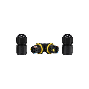 Conector impermeable en L - 3P - IP68 - 0,5-2,5mm² - 24A - T105 (2)