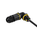 Conector impermeable en L - 3P - IP68 - 0,5-2,5mm² - 24A - T105 4