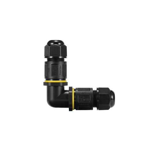 Conector impermeable en L - 3P - IP68 - 0,5-2,5mm² - 24A - T105