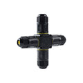 Waterdichte X-vormige connector - 3P - IP68 - 0,5-2,5 mm² - 24 A - T105 4