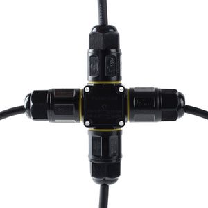 Conector impermeable en X - 3P - IP68 - 0,5-2,5mm² - 24A - T105 (2)
