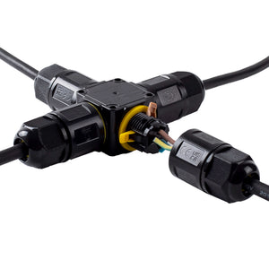 Conector impermeable en X - 3P - IP68 - 0,5-2,5mm² - 24A - T105 (4)