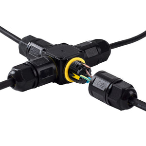 Conector impermeable en X - 3P - IP68 - 0,5-2,5mm² - 24A - T105 (5)