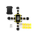 Waterproof X-shaped junction box - M20 - 4P - IP68 - 0.5-2.5mm² - 24A - T105 2