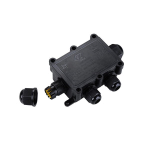 Caja de conexión impermeable en F M20 - 4P - IP68 - 0.5-2.5mm² - 24A - T105 - Barcelona Led-Material eléctrico