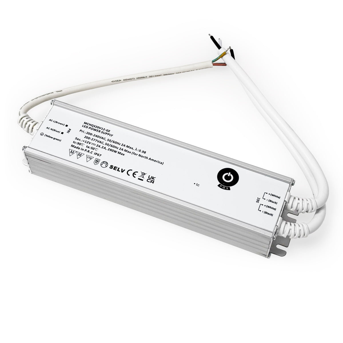 Fuente de alimentación - 12V - 290W - 24.2A - IP67 (1)