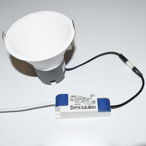 Foco LED empotrable 11W "KOPPA"- Óptica 24º - Color blanco - Corte Ø 100mm - Bajo UGR (15)