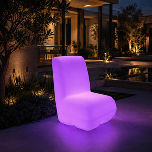 Asiento luminoso LED RGBW - 16W - Recargable