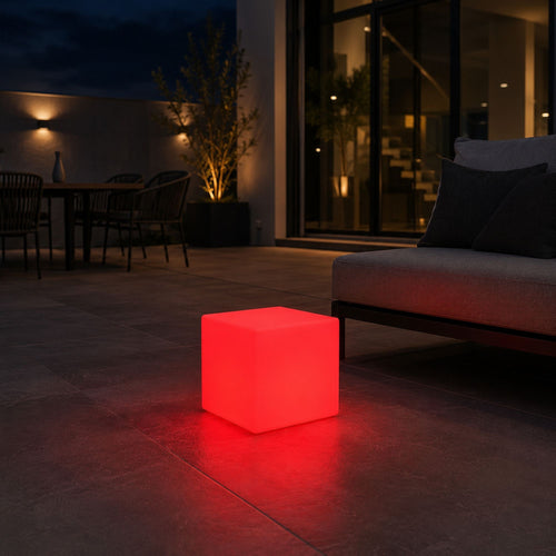 Cubo luminoso LED RGBW - 4W - Recargable