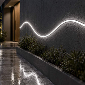 Neón LED flexible 24V DC - 10x18mm - 10 metros - Kit completo - 11W/m - IP67 - Curvatura lateral (26)