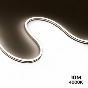 Neón LED flexible 24V DC - 10x18mm - 10 metros - Kit completo - 11W/m - IP67 - Curvatura lateral (25)