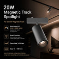 Foco LED orientable para carril magnético - 20W - 26mm - 24° - CCT + SMART - 48V 3