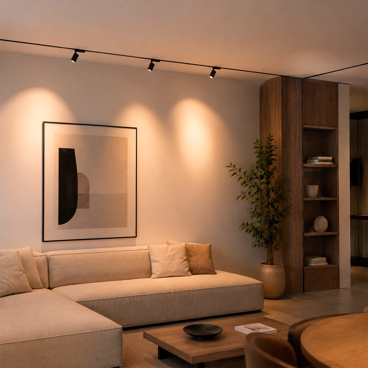 Foco orientable para carril magnético - 5mm - 3W - 24º - 24V | Iluminación | Barcelona Led