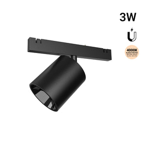 Foco orientable para carril magnético - 5mm - 3W - 24º - 24V (6)