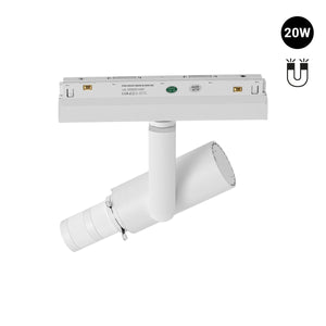Proyector shapeable para carril magnético 48V - 20W - 20º-35º - Barcelona Led-