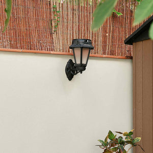 Farola solar de jardín aplique de pared "BISSO/ROSETTA" con sensor PIR - 2 modos de funcionamiento - 4000K (1)