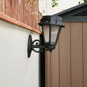 Farola solar de jardín aplique de pared "BISSO/ROSETTA" con sensor PIR - 2 modos de funcionamiento - 4000K (3)