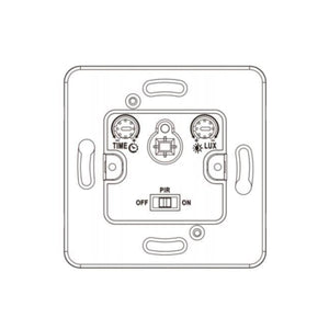Sensor de movimiento PIR de pared redondo 160º - Barcelona Led-