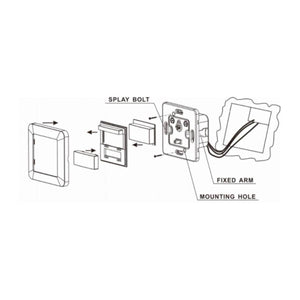 Sensor de movimiento PIR de pared redondo 160º - Barcelona Led-
