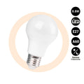 Lâmpada LED com sensor crepuscular - E27 A60 - 8,8W 3
