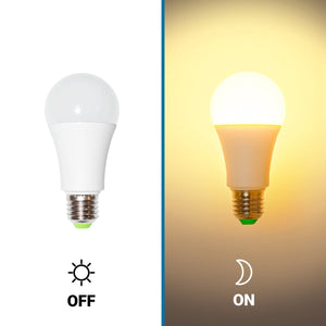 Bombilla LED con sensor de movimiento y crepuscular - E27 A60 - 7W - 450lm - Barcelona Led-