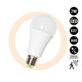 Lampadina LED con sensore di movimento e crepuscolare - E27 A60 - 7W - 450lm 2