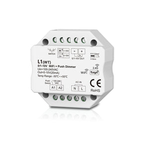 Controlador MINI 0/1-10V - WiFi+RF - PUSH Dim - 100-240V AC - TUYA - Skydance