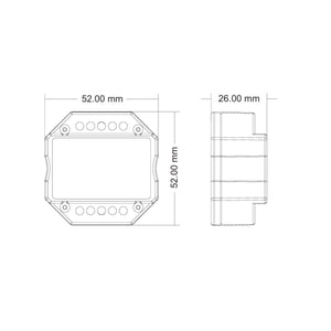 Interruptor Relay - WiFi+RF - 100-240V AC - 10A-8A-6A - TUYA - Skydance - Barcelona Led-Control y regulación