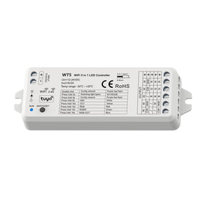 Controlador Monocolor/CCT/RGB/RGBW/RGB+CCT - Compacto - 12-24V DC - WiFi+RF - TUYA - Skydance (1)