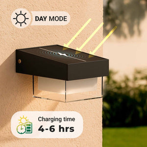 Lámpara LED solar con sensor de microondas - 3000K - IP65 - 360lm - Barcelona Led-