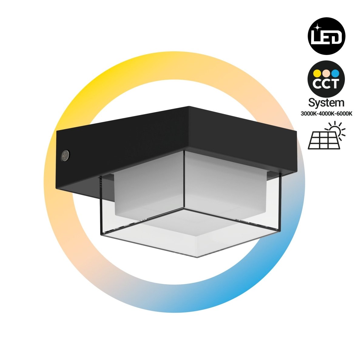 Lámpara LED solar de exterior - CCT - IP65 - Barcelona Led-