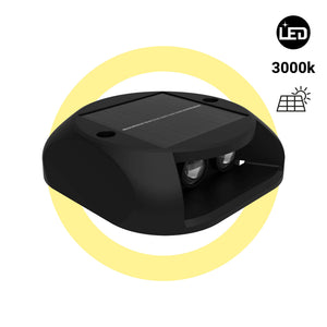Luz LED solar de exterior - 3000K - 2 LED - 15lm - IP65