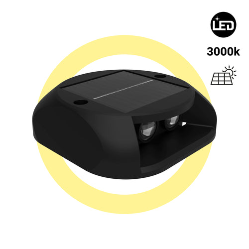 Solar-LED-Außenleuchte - 3000K - 2 LEDs - 15lm - IP65