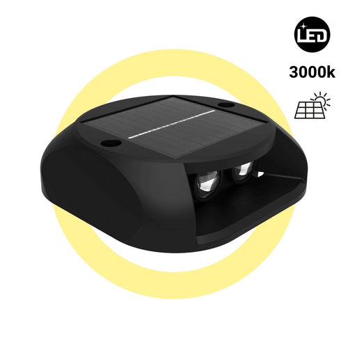 Εξωτερικό ηλιακό φωτιστικό LED - 3000K - 4 LED - 15 lm - IP65