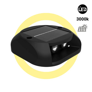 Luz LED solar de exterior - 3000K - 4 LED - 15 lm - IP65