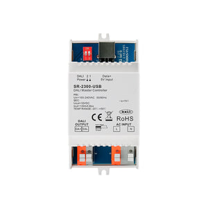 Controlador maestro DALI para carril DIN - USB - 64 dispositivos (3)