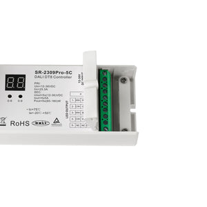 Dimmer DALI DT8 - 5 canales - MONO / CCT / RGB / RGBW / RGB+CCT - 12-48V - 5x5A (2)