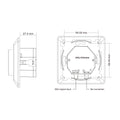 DALI-2 rotary controller with push button - DIM / CCT / RGBW 3