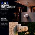 PIR Motion Sensor - 3 in 1 - 180°/360° - 600W - IP65 5