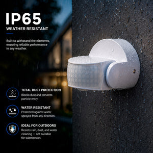 Sensor de movimiento PIR - 3 en 1 - 180°/360° - 600W - IP65 (6)