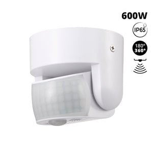 Sensor de movimiento PIR - 3 en 1 - 180°/360° - 600W - IP65