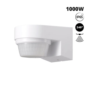Sensor de movimiento PIR de pared - 240° - 1000W - IP65 - Barcelona Led-Control y regulación