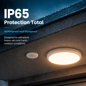 Sensor PIR de movimiento - Empotrable - 600W - 360° - IP65 - Barcelona Led-Control y regulación