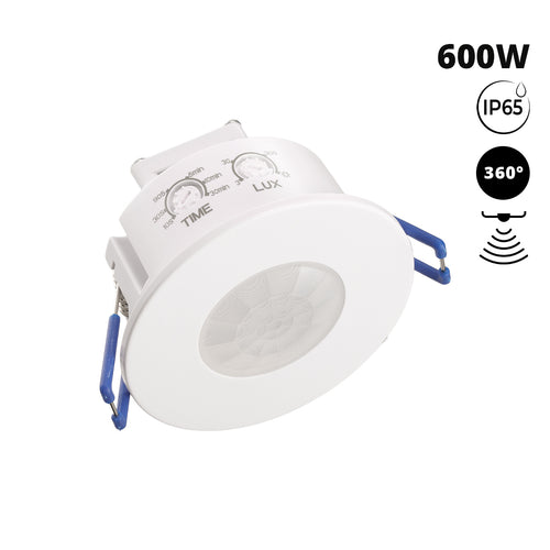 PIR Motion Sensor - Recessed - 600W - 360° - IP65
