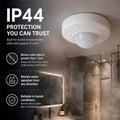Czujnik ruchu PIR - 2 w 1 - 360º - 1000W - IP44 4