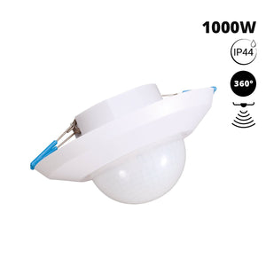 Sensor de movimiento PIR - 2 en 1 - 360º - 1000W - IP44 - Barcelona Led-Control y regulación