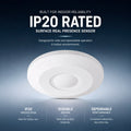 Czujnik obecności mikrofalowy - Powierzchniowy - 360º - 1000W - IP20 4