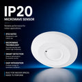 Czujnik ruchu mikrofalowy - Powierzchniowy - 360º - 1000W - IP20 4