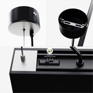 Lámpara lineal LED DOB CCT - 40W - 120cm - 120lm/W - PVC - Suspensión (25)