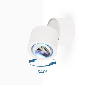 Aplique de pared y techo "FLOC" - 8W - Efecto atardecer - 1800K - Barcelona Led-Decoración